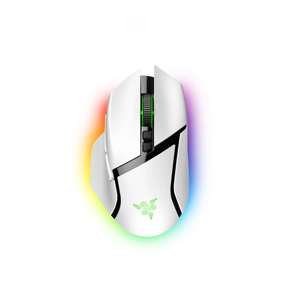 Razer Basilisk V3 Pro - Ergonomic Wireless Gaming Mouse (White)