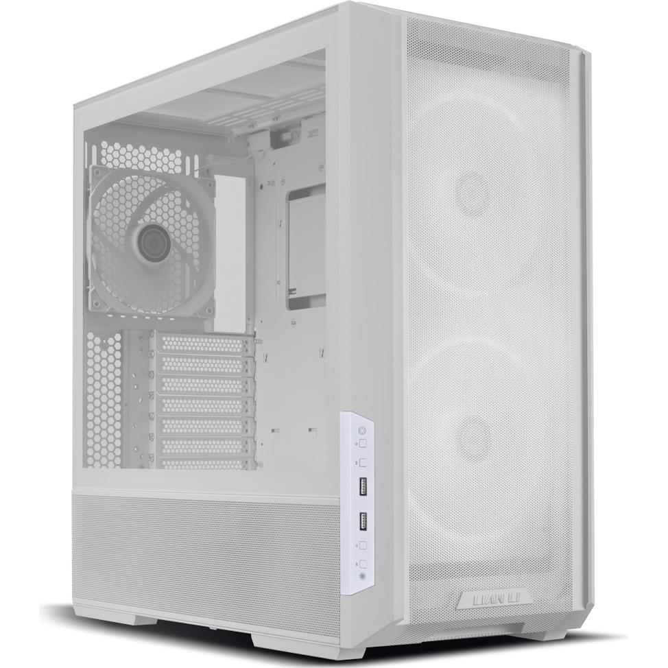 A large main feature product image of Lian Li Lancool 216 ARGB Controller & USB Module - White