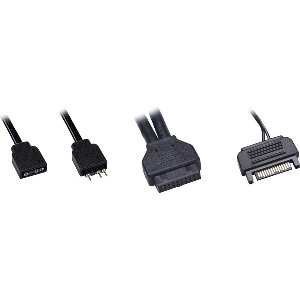 A large main feature product image of Lian Li Lancool 216 ARGB Controller & USB Module - White