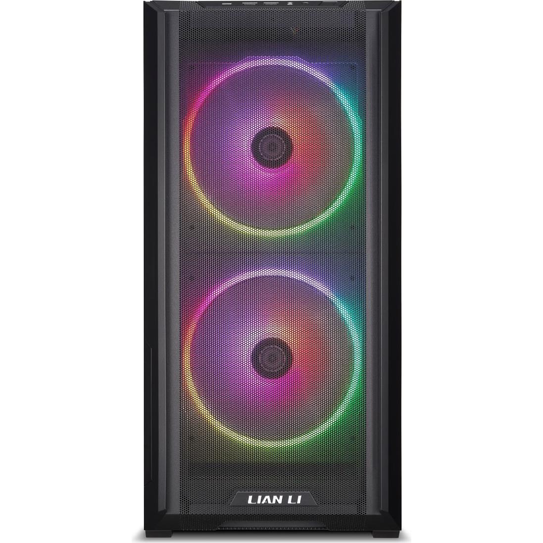 A large main feature product image of Lian Li Lancool 216 RGB - Mid Tower ATX Case (Black)