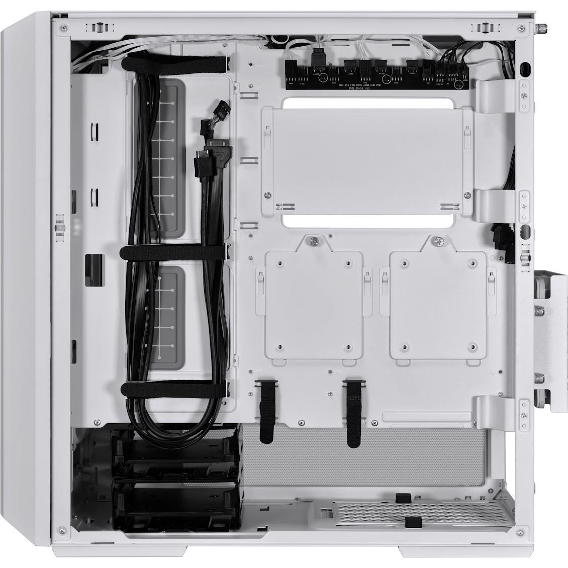 A large main feature product image of Lian Li Lancool 216 RGB - Mid Tower ATX Case (White)