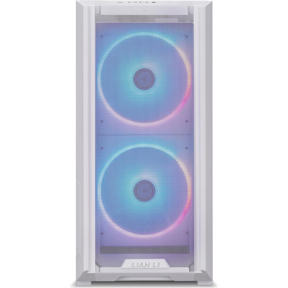 A large main feature product image of Lian Li Lancool 216 RGB - Mid Tower ATX Case (White)
