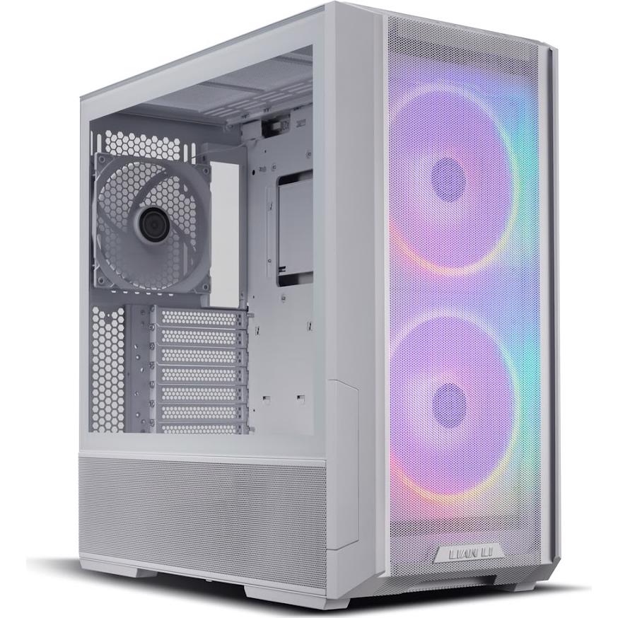A large main feature product image of Lian Li Lancool 216 RGB - Mid Tower ATX Case (White)