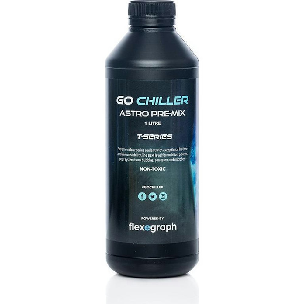 A large main feature product image of Go Chiller Astro Translucent  - 1L Premix Coolant (Ghost White)