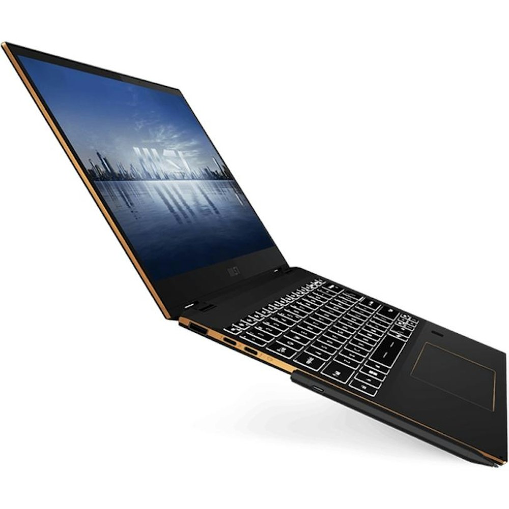 A large main feature product image of MSI Summit E13 Flip Evo (A13M) - 13.4" 120Hz Touch, 13th Gen i7, 16GB/512GB - Win 11 Pro Notebook
