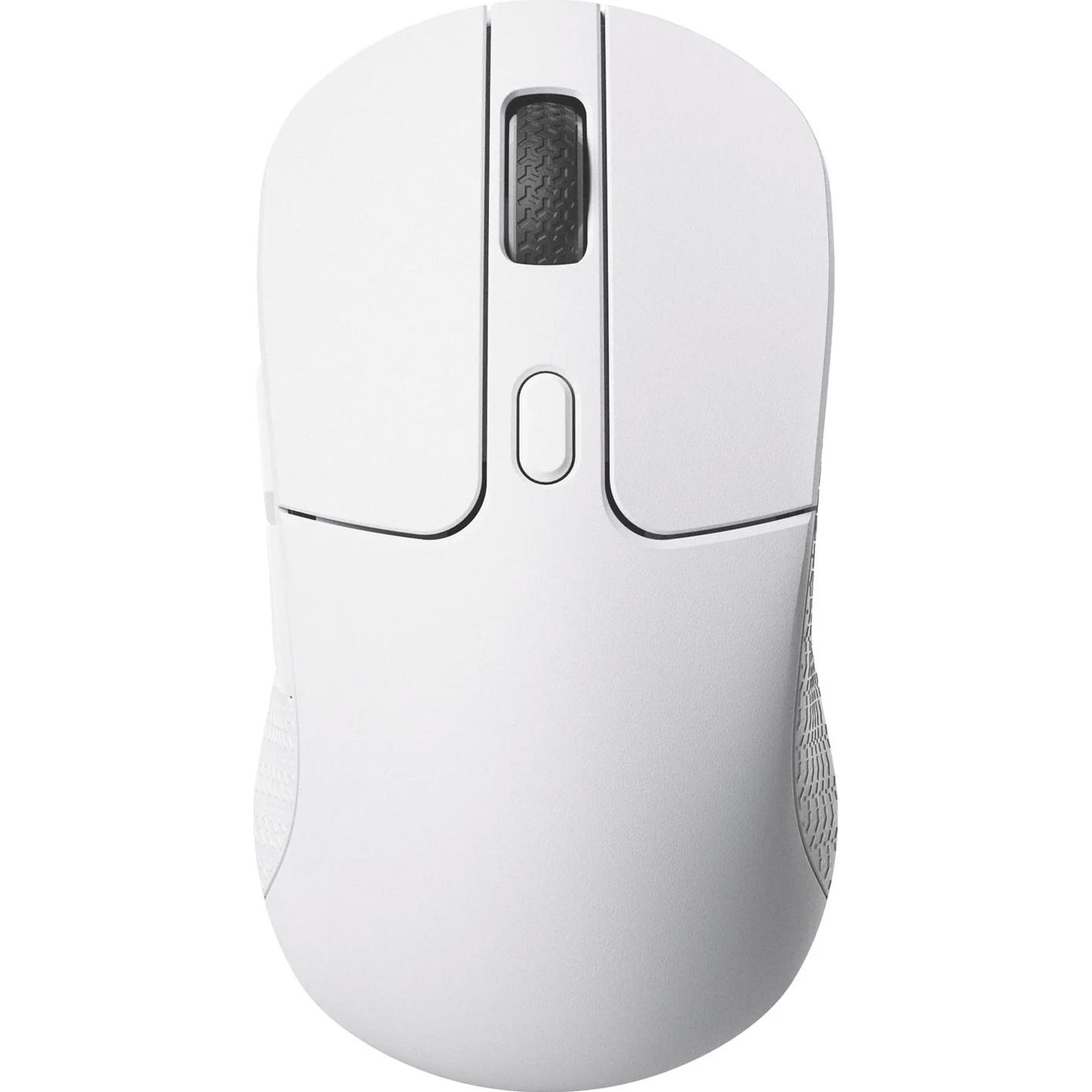 A large main feature product image of Keychron M3 RGB Wireless Gaming Mouse - White