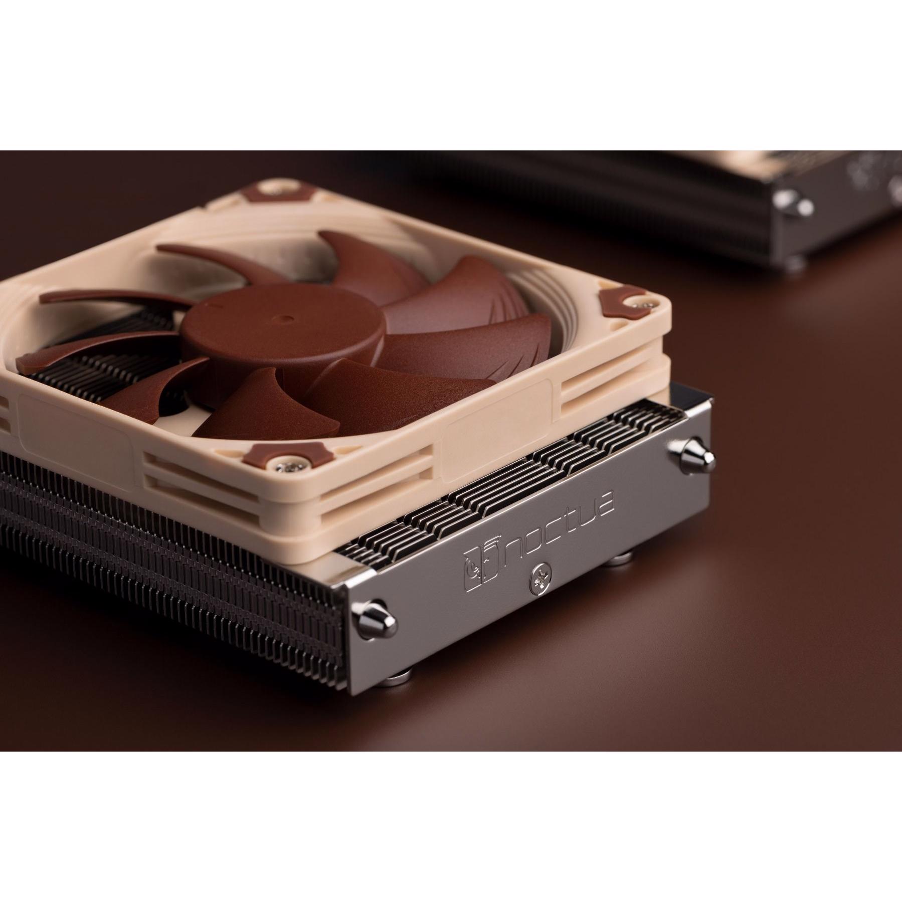 A large main feature product image of Noctua L9a-AM5 Low Profile AM5 CPU Cooler