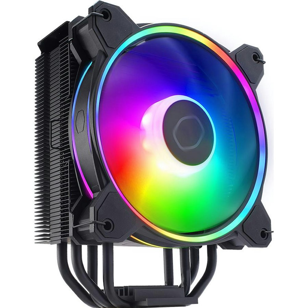 A large main feature product image of Cooler Master Hyper 212 Halo CPU Cooler - Black
