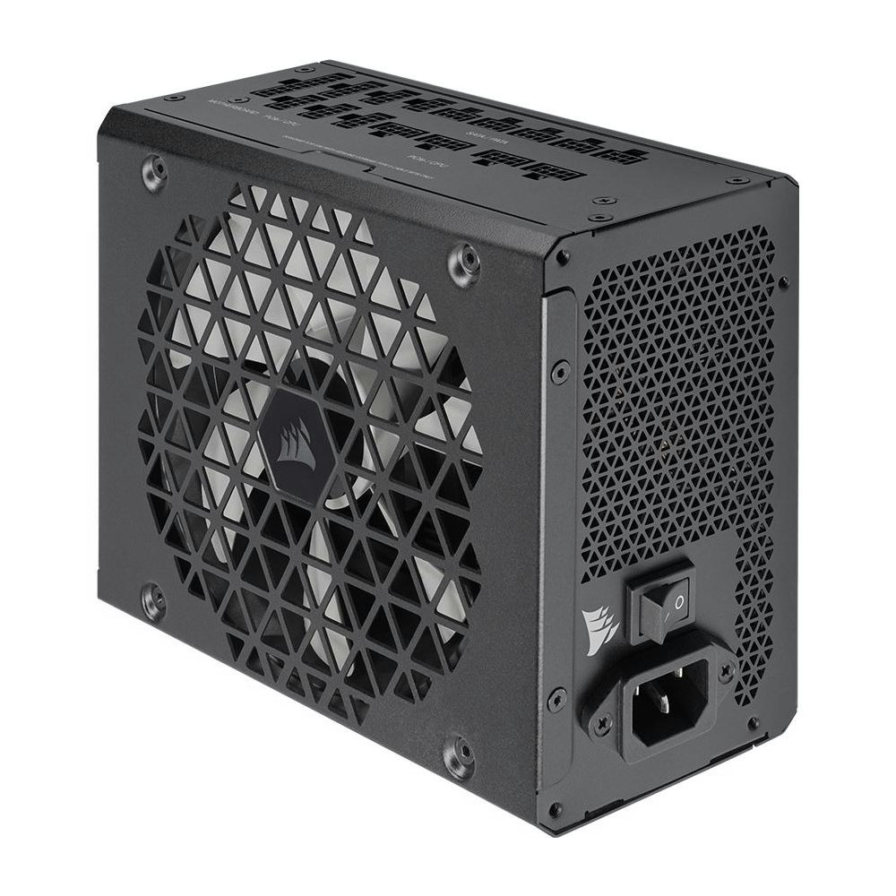 A large main feature product image of Corsair RM1200x Shift 1200W Gold ATX Modular PSU