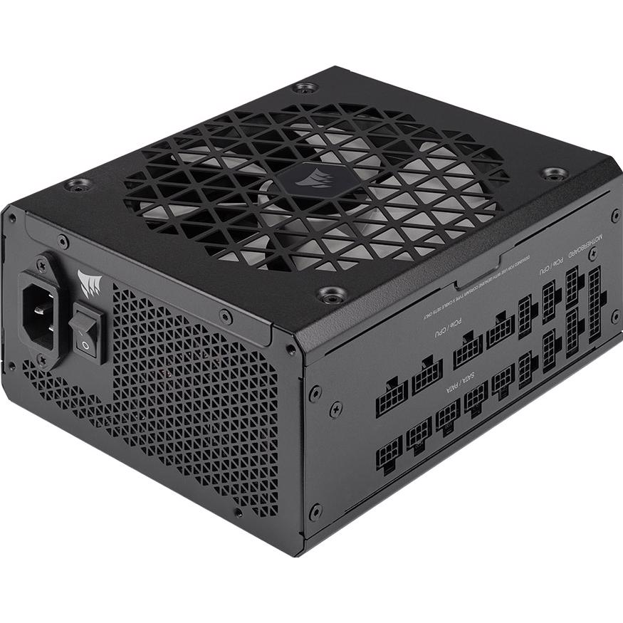 A large main feature product image of Corsair RM1200x SHIFT - Side Cable 1200W Gold ATX Modular PSU