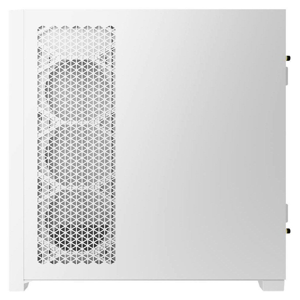 A large main feature product image of Corsair iCUE 5000D Airflow Mid Tower Case - True White
