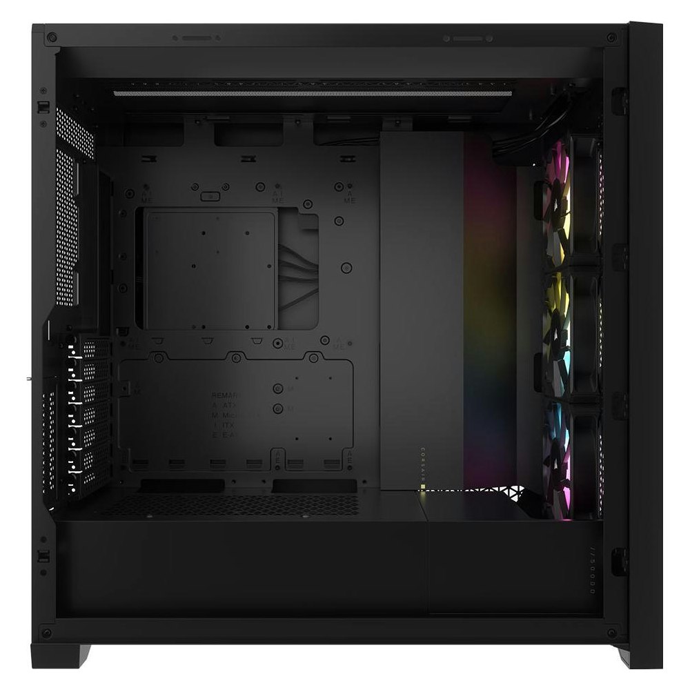 A large main feature product image of Corsair iCUE 5000D Airflow Mid Tower Case - Black
