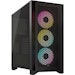 A product image of Corsair iCUE 4000D Airflow Mid Tower Case - Black