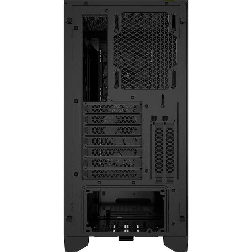 A large main feature product image of Corsair iCUE 4000D Airflow Mid Tower Case - Black
