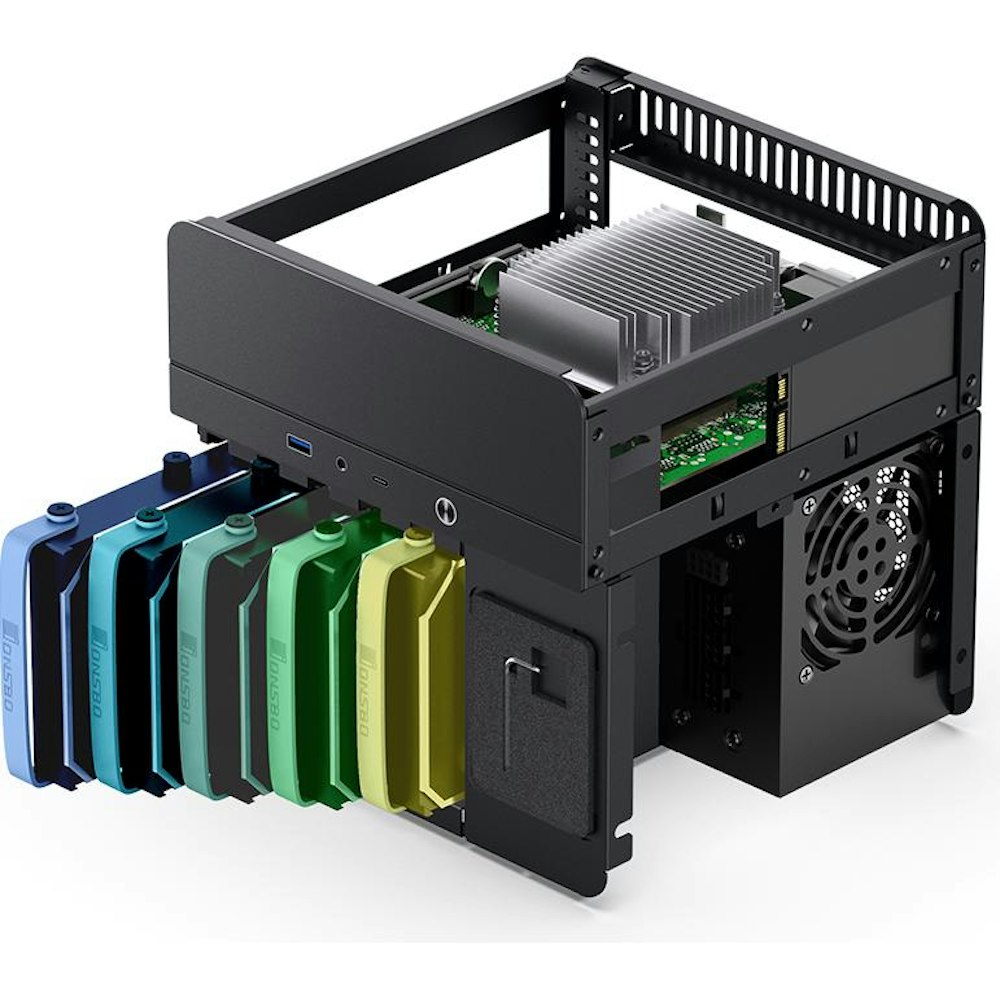 A large main feature product image of Jonsbo N2 mITX Case - Black