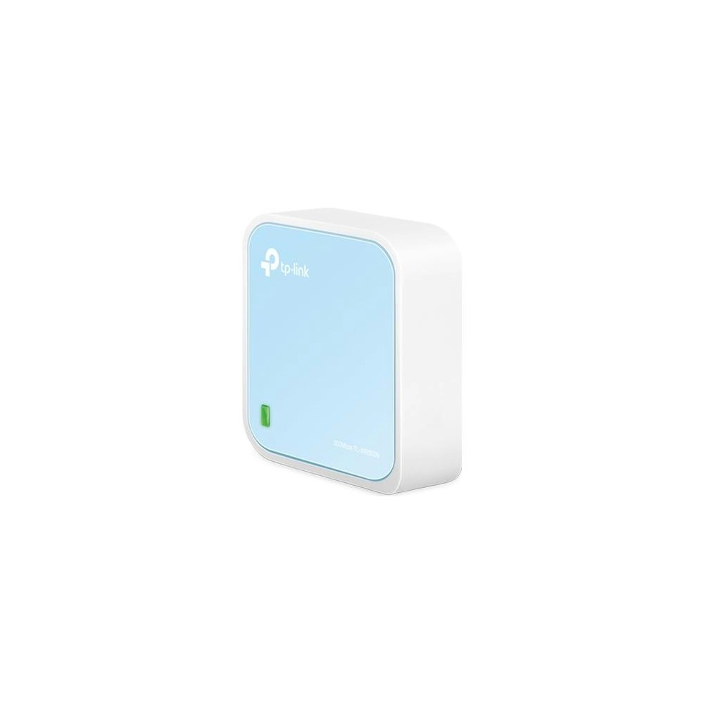 A large main feature product image of TP-Link WR802N - N300 Wi-Fi 4 Nano Router
