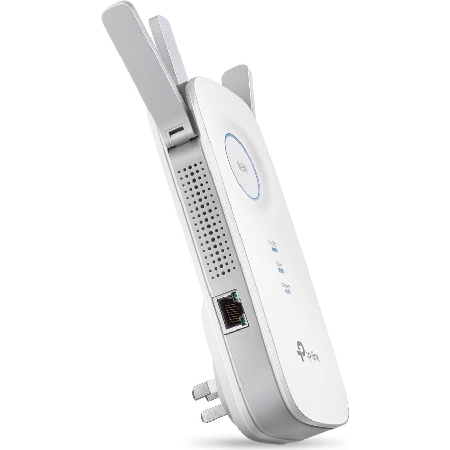 A large main feature product image of TP-Link RE450 - AC1750 Wi-Fi 5 Range Extender