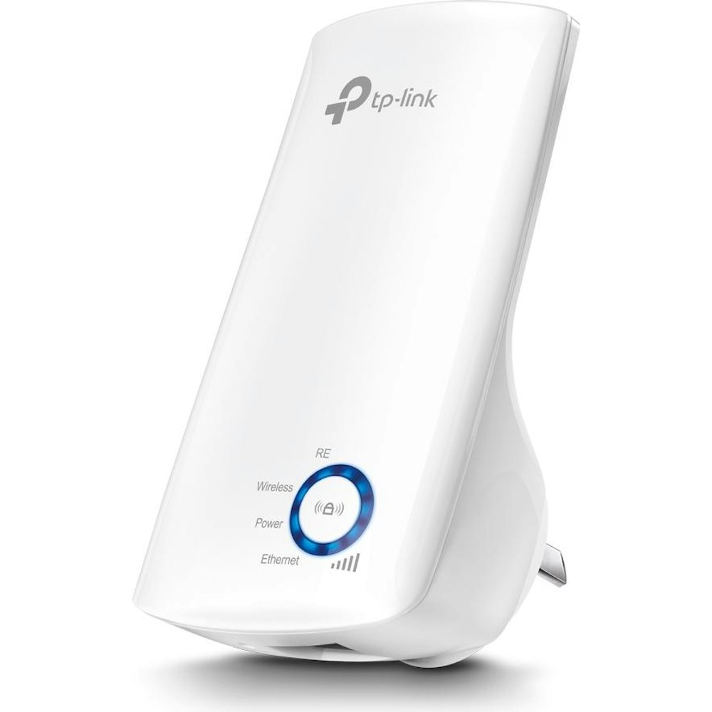 A large main feature product image of TP-Link WA850RE - N300 Wi-Fi 4 Range Extender