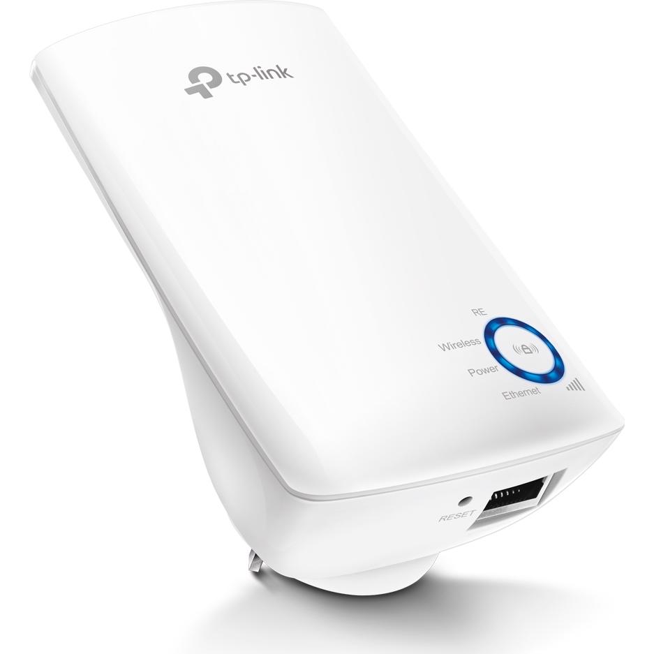 A large main feature product image of TP-Link WA850RE - N300 Wi-Fi 4 Range Extender