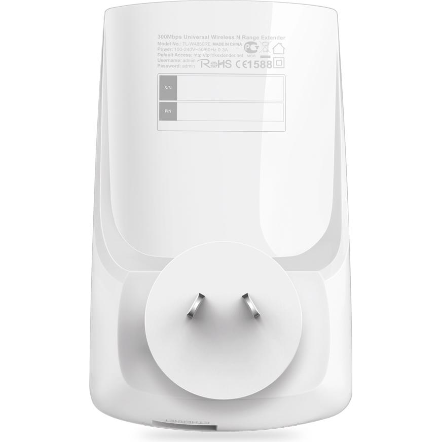 A large main feature product image of TP-Link WA850RE - N300 Wi-Fi 4 Range Extender