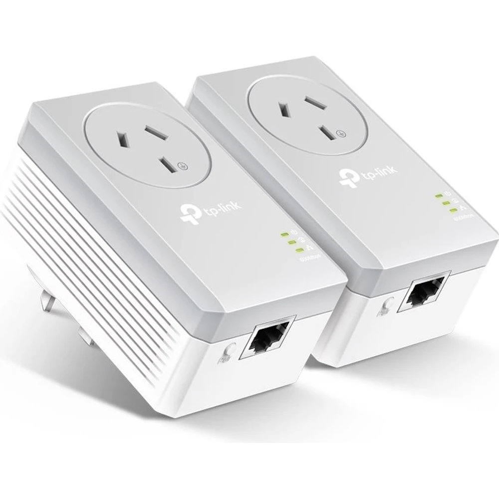 TP-Link PA4010P KIT - AV600 Passthrough Powerline Starter Kit