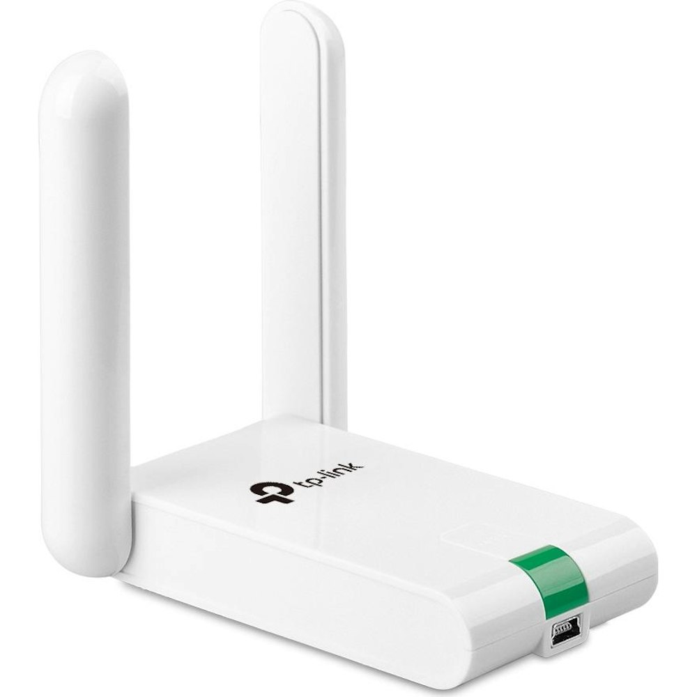 A large main feature product image of TP-Link WN822N - N300 High Gain Wi-Fi 4 USB Adapter
