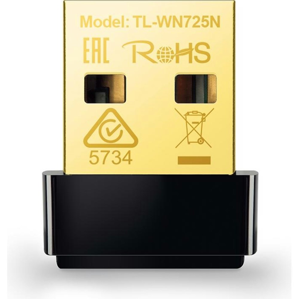 A large main feature product image of TP-Link WN725N - N150 Wi-Fi 4 Nano USB Adapter