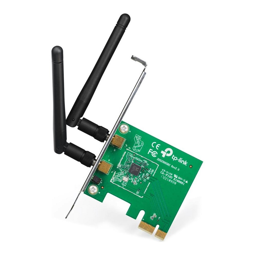 A large main feature product image of TP-Link WN881ND - N300 Wi-Fi 4 PCIe Adapter