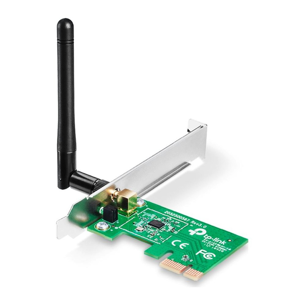 A large main feature product image of TP-Link WN781ND - N150 Wi-Fi 4 PCIe Adapter