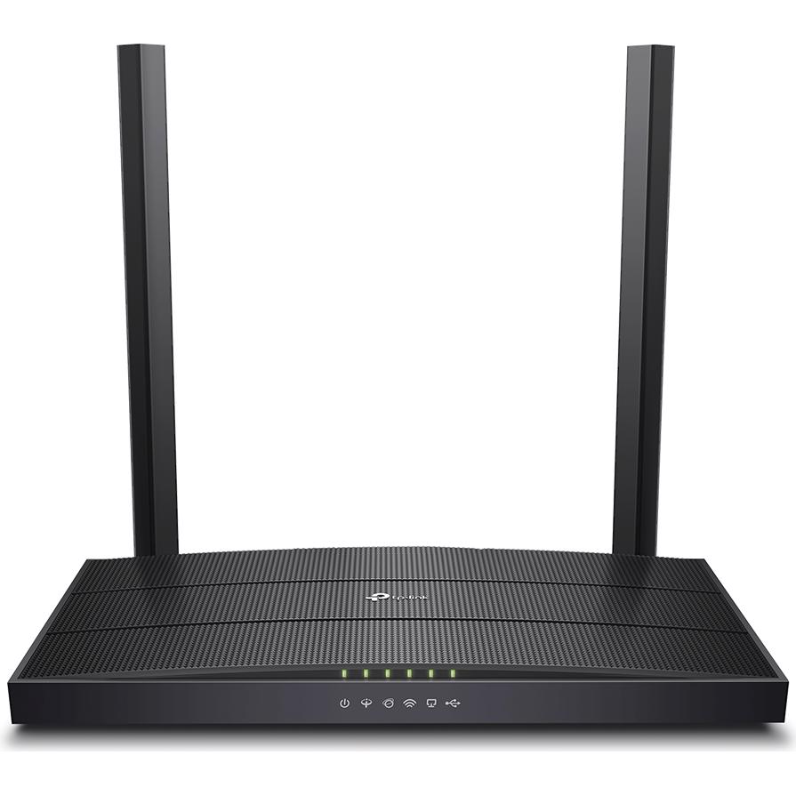 A large main feature product image of TP-Link Archer VR400 - AC1200 VDSL/ADSL Wi-Fi 5 Modem Router