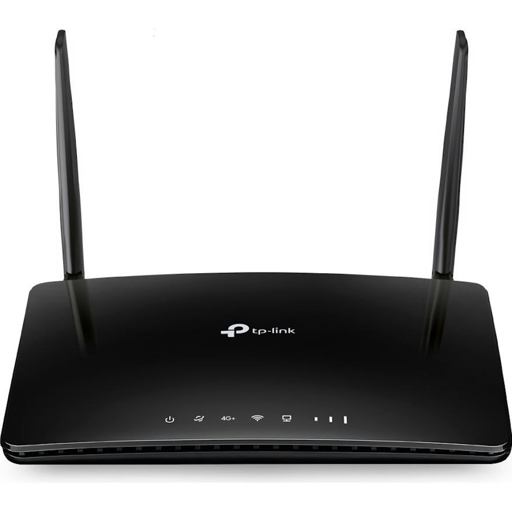 A large main feature product image of TP-Link Archer MR600 - AC1200 Dual-Band 4G+ CAT6 Wi-Fi 5 Router
