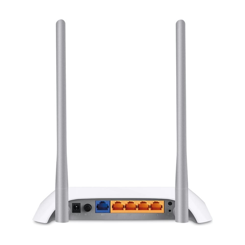 A large main feature product image of TP-Link MR3420 - N300 4G Wi-Fi 4 Router