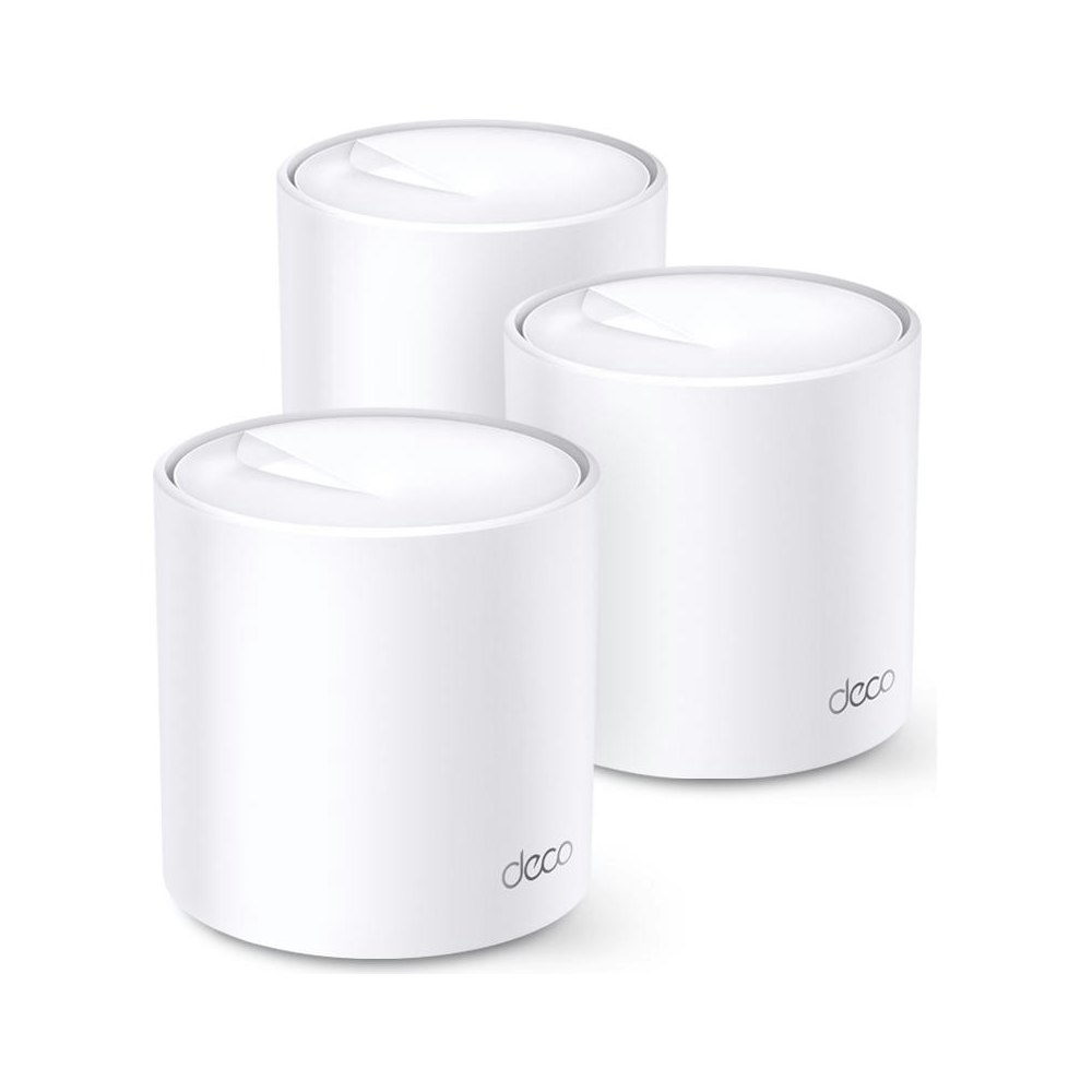 A large main feature product image of TP-Link Deco X20 - AX1800 Wi-Fi 6 Mesh System (3 Pack)