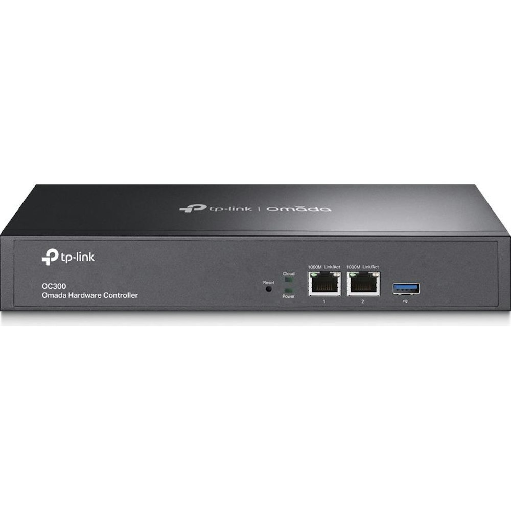 A large main feature product image of TP-Link Omada OC300 - Hardware Controller