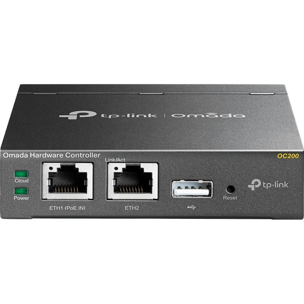 A large main feature product image of TP-Link Omada OC200  - Hardware Controller