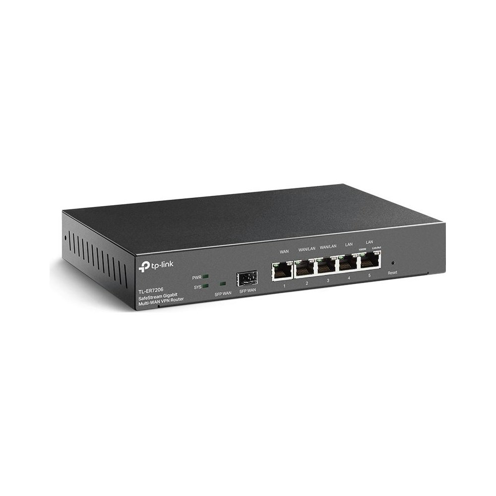 A large main feature product image of TP-Link SafeStream ER605 - Gigabit Multi-WAN VPN Router