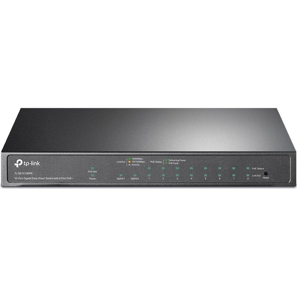 TP-Link SG1210MPE - 10-Port Gigabit Easy Smart Switch