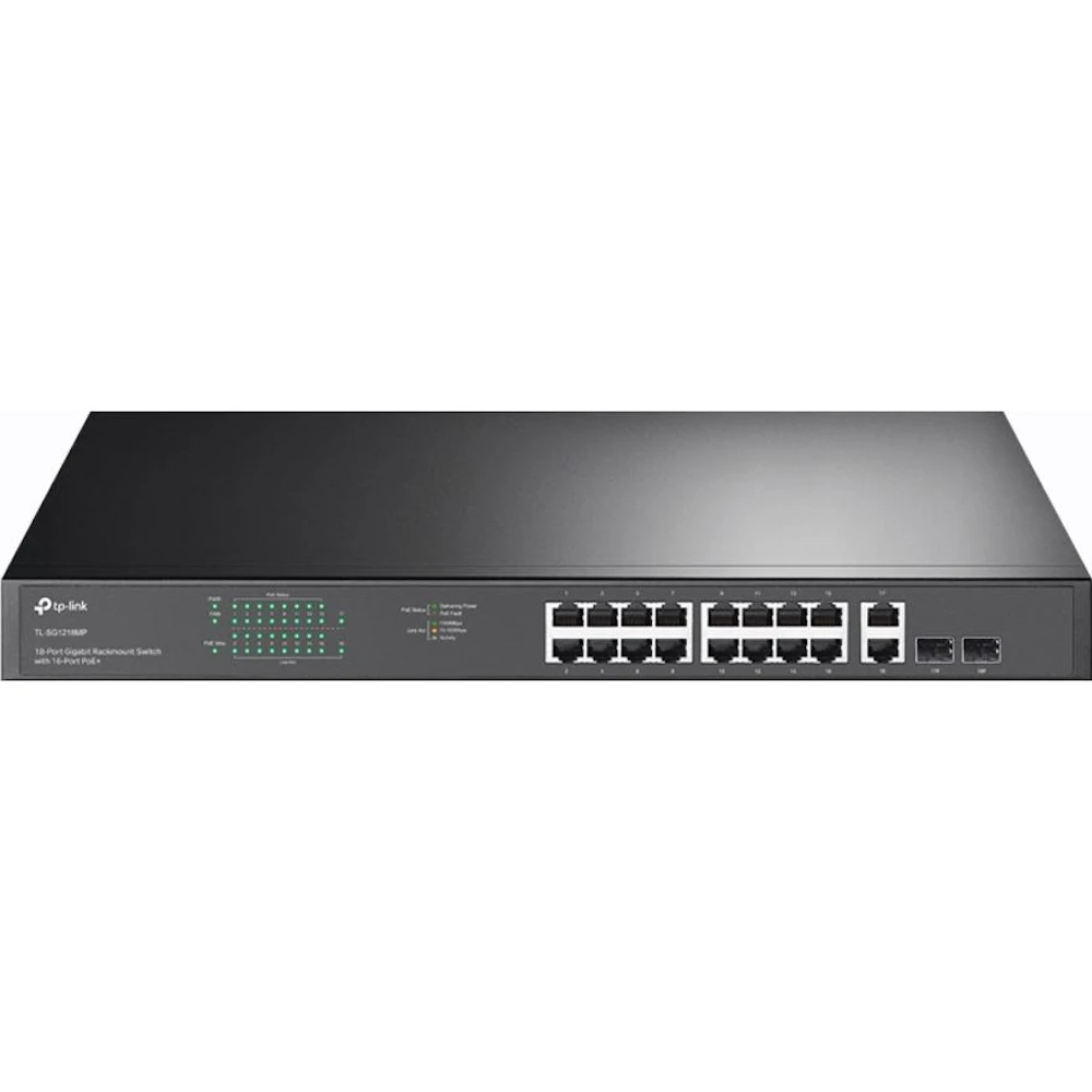 TP-Link SG1218MP - 18-Port Gigabit Rackmount Switch with 16 PoE+