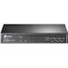 A product image of TP-Link SF1009P - 9-Port 10/100Mbps Desktop Switch with 8-Port PoE+