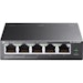 A product image of TP-Link SF1005P - 5-Port 10/100Mbps Desktop Switch with 4-Port PoE