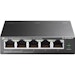 A product image of TP-Link SF1005LP - 5-Port 10/100Mbps Desktop Switch with 4-Port PoE
