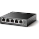 A small tile product image of TP-Link SF1005LP - 5-Port 10/100Mbps Desktop Switch with 4-Port PoE