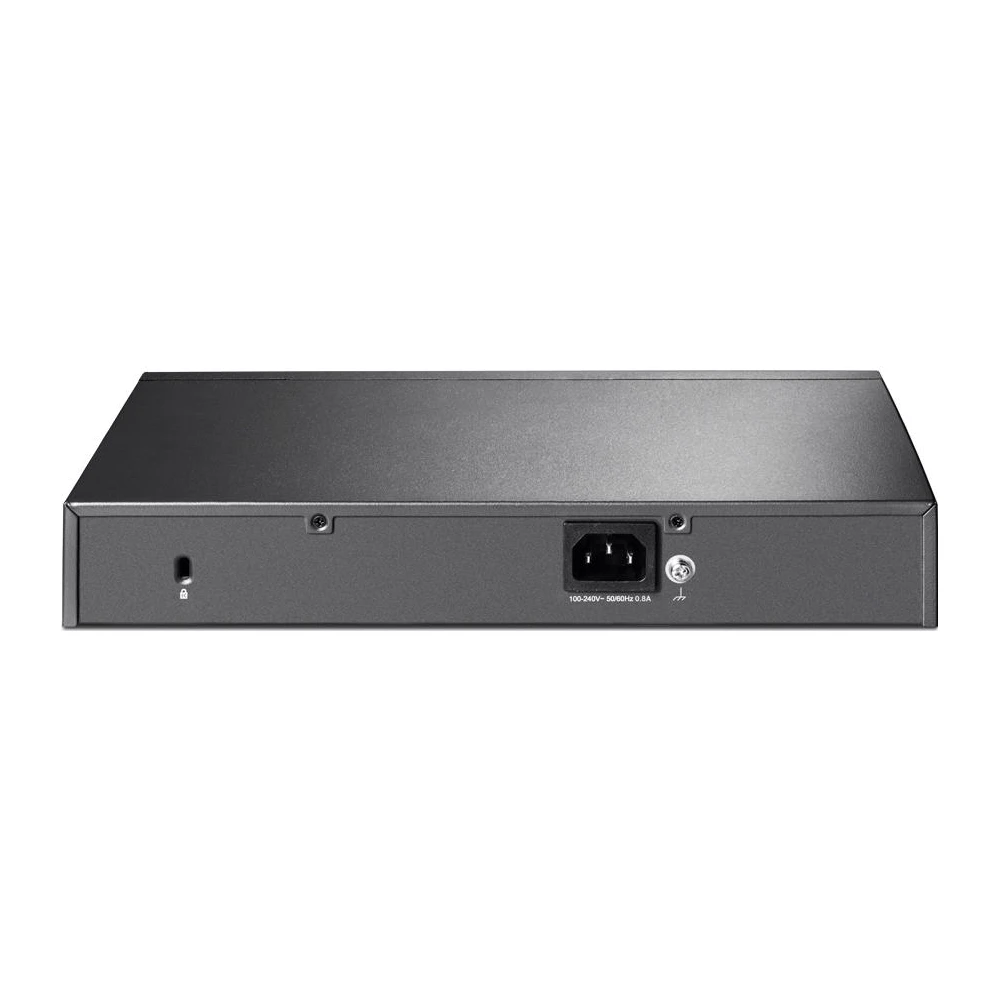 A large main feature product image of TP-Link SX1008 - 8-Port 10GbE Desktop/Rackmount Switch