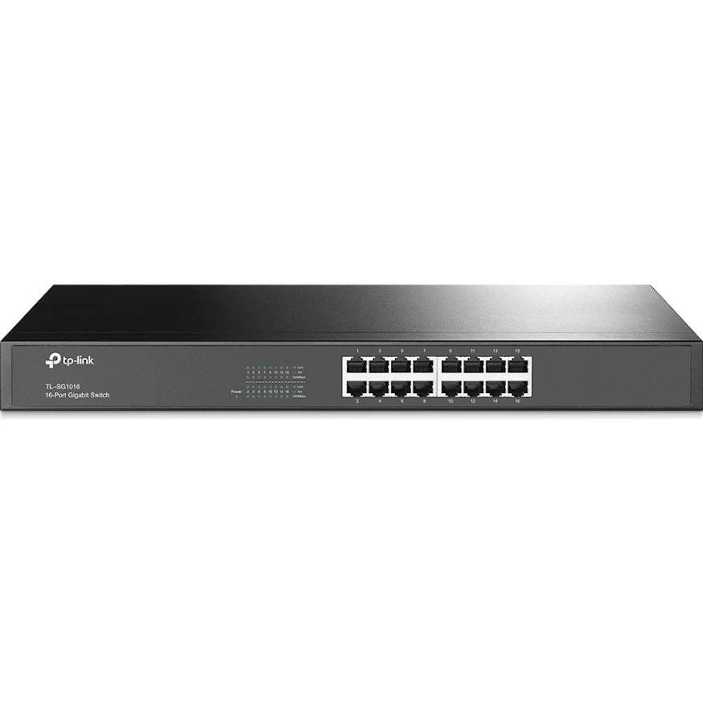TP-Link SG1016 - 16-Port Gigabit Rackmount Switch