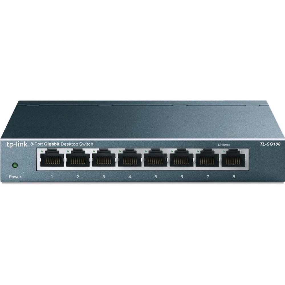 TP-Link SG108 - 8-Port 10/100/1000Mbps Desktop Switch