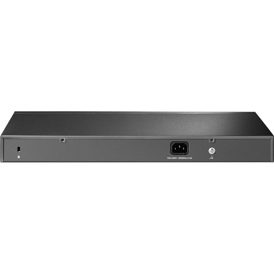 A large main feature product image of TP-Link SF1024 - 24-Port 10/100Mbps Rackmount Switch