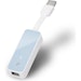 A product image of TP-Link UE200 - USB 2.0 to 100Mbps Ethernet Network Adapter