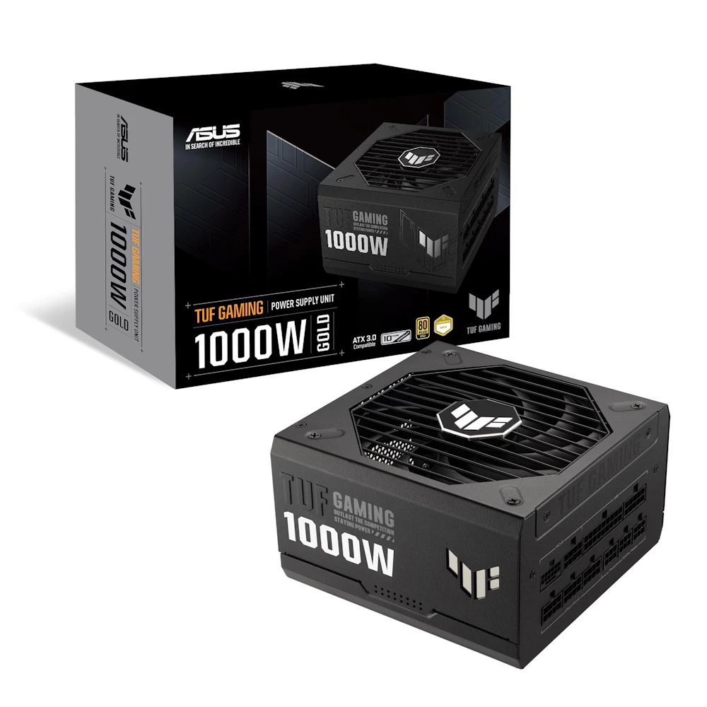 ASUS TUF Gaming 1000W Gold PCIe 5.0 ATX Modular PSU
