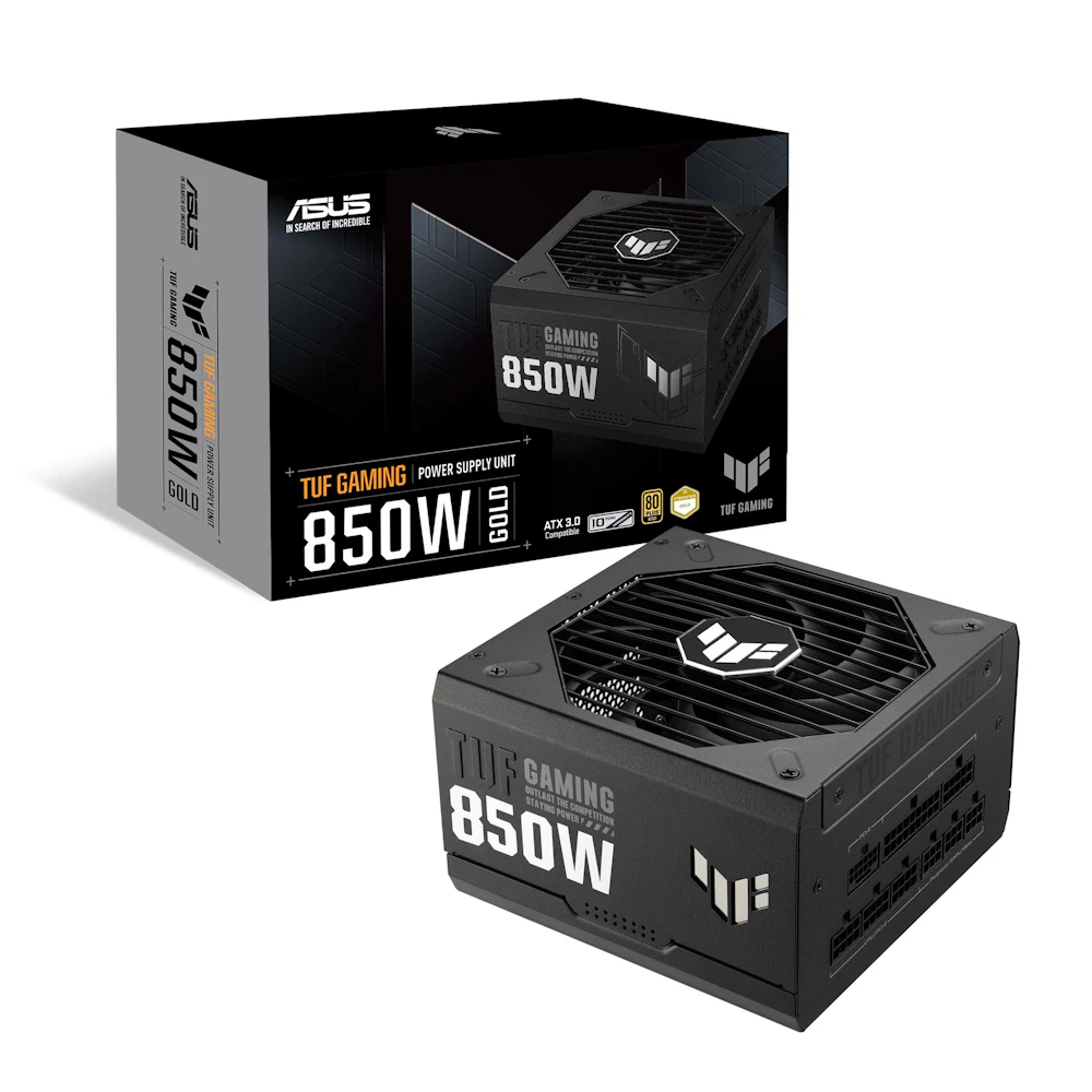ASUS TUF Gaming 850W Gold ATX Modular PSU