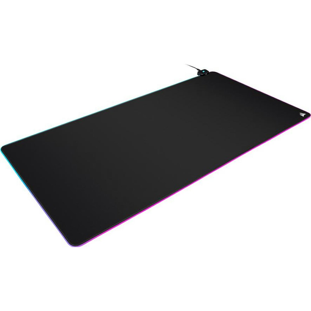 A large main feature product image of Corsair MM700 Cloth RGB Gaming Mousepad - 3XL